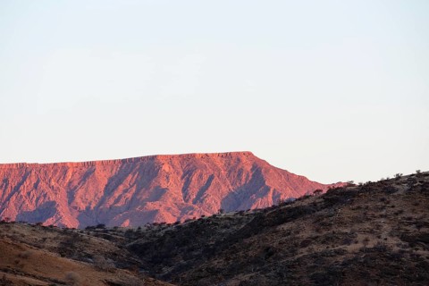 Gamsberg in the evening light