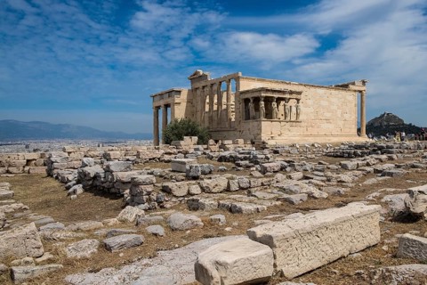Erechtheion Temple with Caryatids