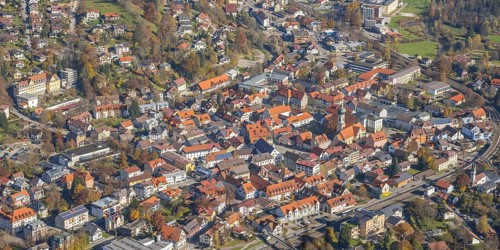 View from Immenstadter Horn on Immenstadt