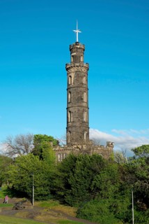 Calton Hill with Nelson Monument