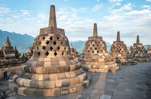 Temple complex Borobudur