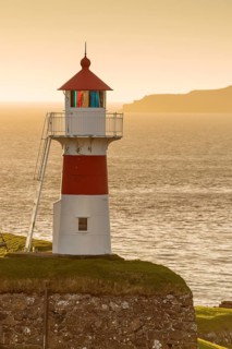 Skansin lighthouse at sunrise