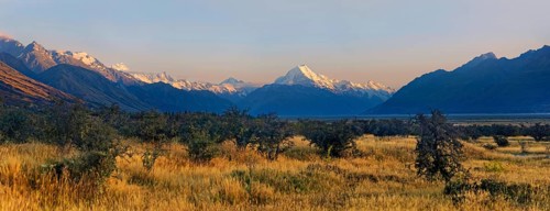 The peak of snowy Mount Cook