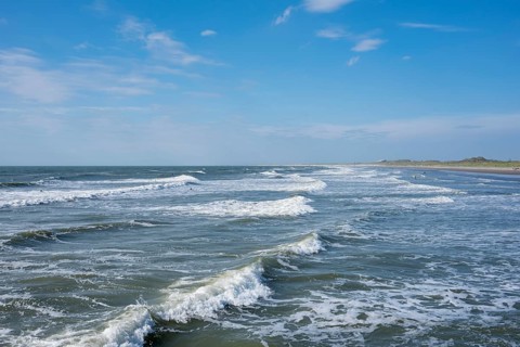 Waves at the beach