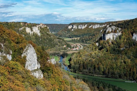 View from the Eichfelsen into Upper Danube Valley