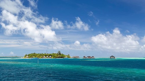Small tropical island