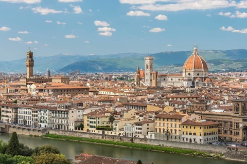 Panoramic view from Piazzale Michelangelo