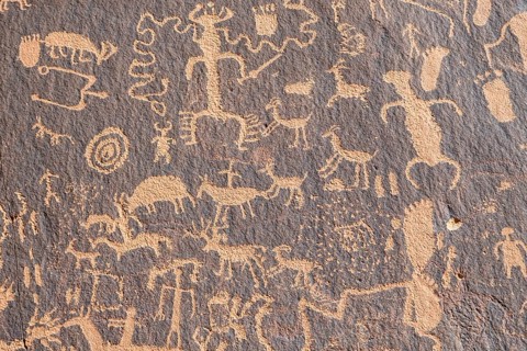 Native American petroglyphs