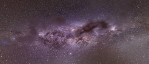Starry sky and Milky Way