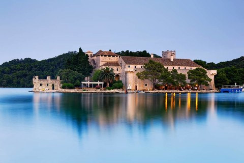 Benedictine monastery on the island of St. Maria in Veliko Jezero