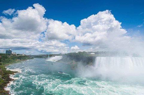 American Falls and Bridal Veil Falls