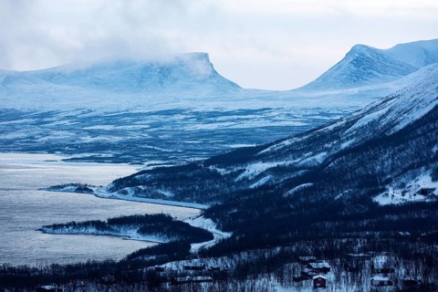 Trough valley of Lapporten
