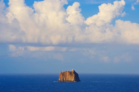 Cliff island Strombolicchio