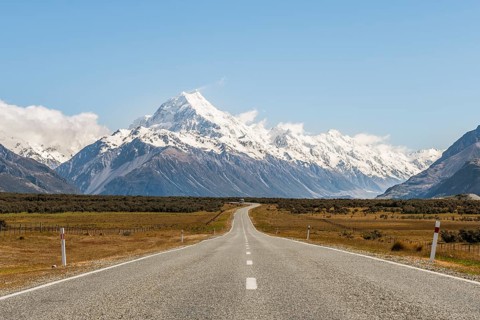 Road to Mount Cook