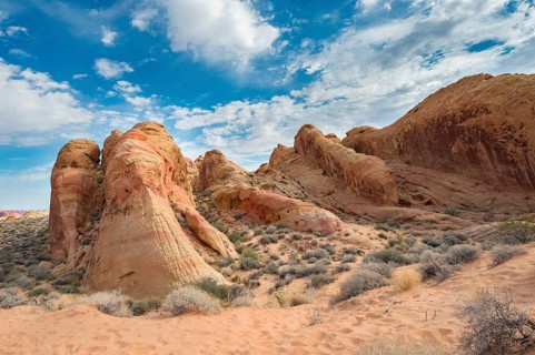 Orange-red rock formations