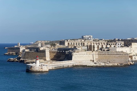 Fort Ricasoli on the Grand Harbor of Valletta