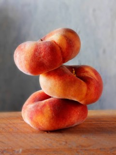 Donut Peaches piled on top of each other