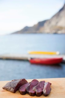 Minke whale meat