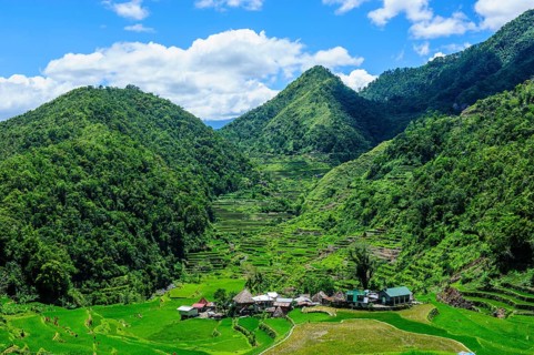 Bangaan in the rice terraces of Banaue