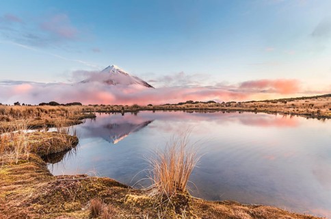 Reflection in Pouakai Tarn lake
