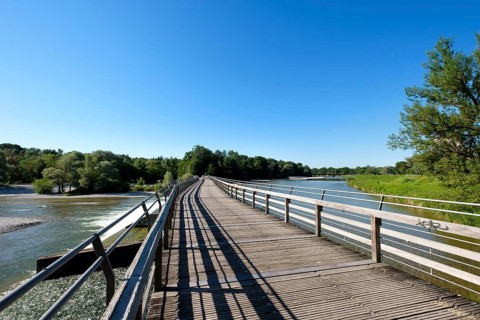 Flauchersteg over Isar