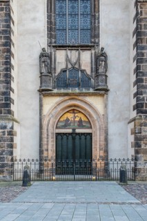 Thesis door at the castle church