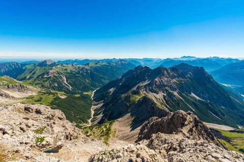 Rocky mountain landscape