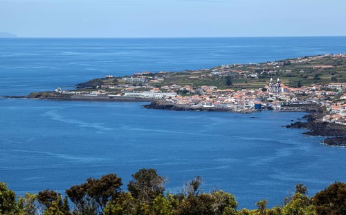 View from Monte Brasil to Sao Mateus