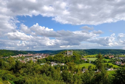 View of Eichstatt with Castle Willibaldsburg