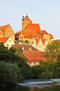 Cityscape of Besigheim an der Enz with Schochenturm