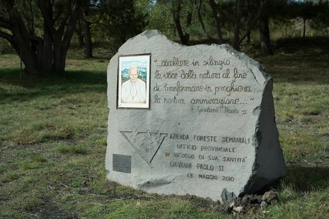 Memorial for Pope John Paul II.