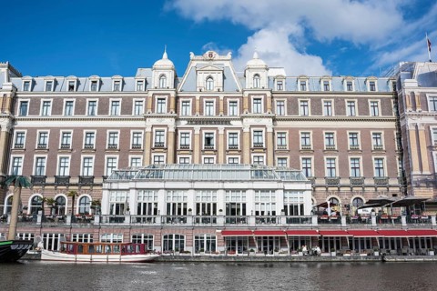 The Amstel hotel in the historic centre of Amsterdam