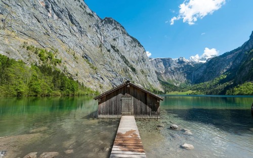 Boathouse on the Upper Lake