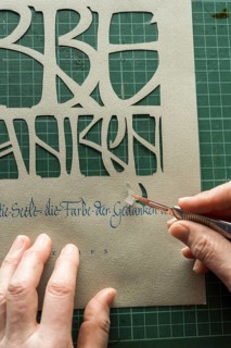 Calligraphy studio