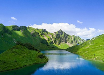 Schrecksee with Allgau mountains