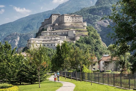 Fortress Bard in the Aosta Valley