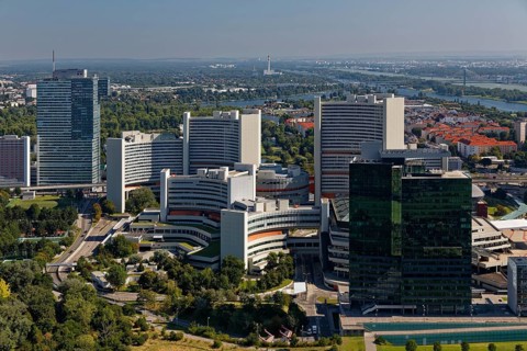 View from the Danube Tower to Donaucity