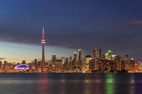 Skyline at night