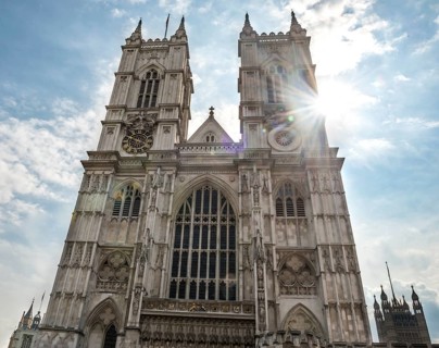 Double towers of Westminster Abbey