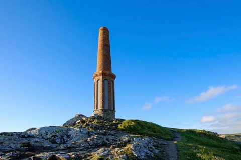 Chimney as a monument to mining