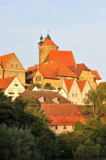 Cityscape of Besigheim an der Enz with Schochenturm