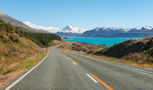 Road to Mount Cook