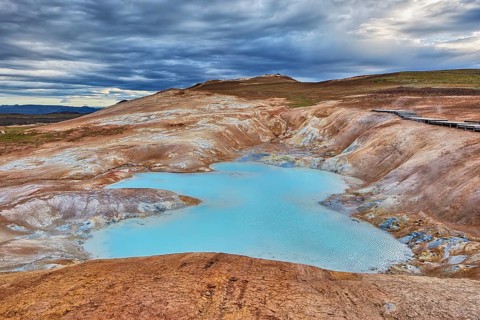 Krafla volcanic area