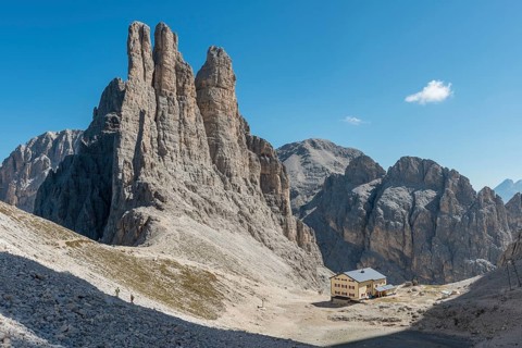 Descent from the Santner via ferrata