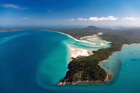 Whitehaven Beach and Hill Inlet river meanders