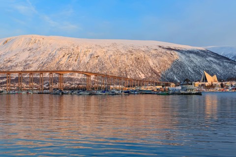 Tromso Bridge over Tromso Sound