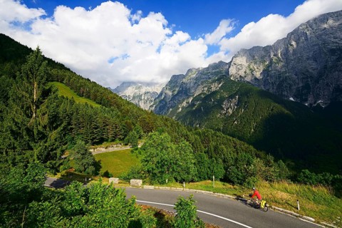 Road to Mangart Pass