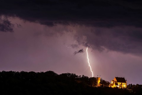 Thunderstorm over Mindelburg