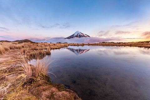 Reflection in Pouakai Tarn lake