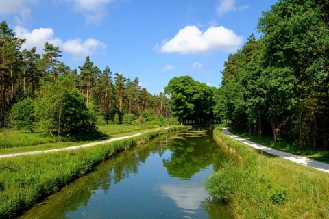 Ludwig-Danube-Main-Canal near Schwarzenbruck